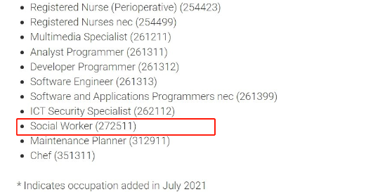 澳大利亚移民三宝专业之社工