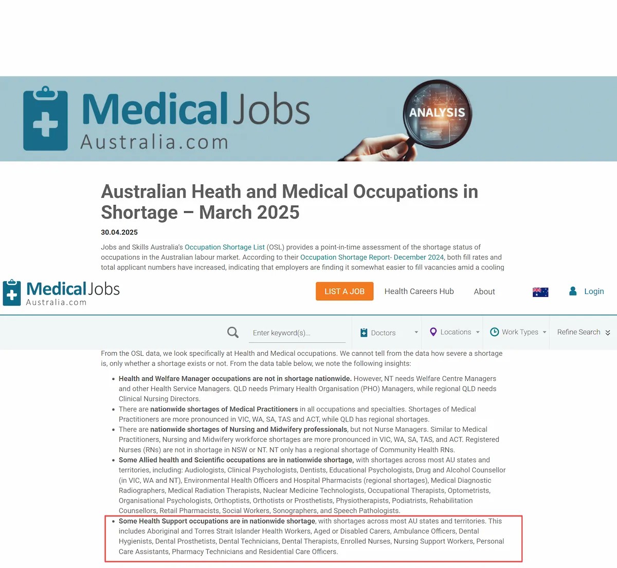 australia-allied-health-migration-shortage-2025